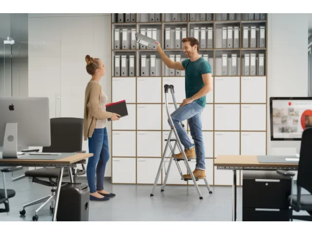 vouwtrapje bordes H 740mm 3treden aluminium