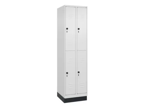 dubbeldekse locker,HxBxD 1950x500x500mm,2x2vak.,vak B 250mm