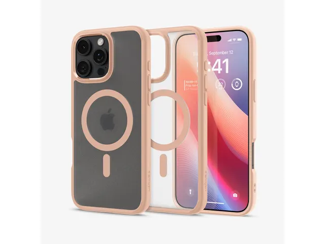 Spigen iPhone 16 Pro Hoes Ultra Hybrid MagFit Roze