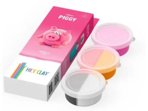 Klei Hey Clay Piggy 3 potjes
