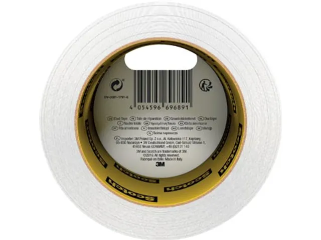 ducttape Universal, ft 48 mm x 25 m, wit