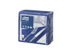 Dinnerservet 39x39cm 2-laags 1/4 vouw donkerblauw 39x39cm 12x150 st