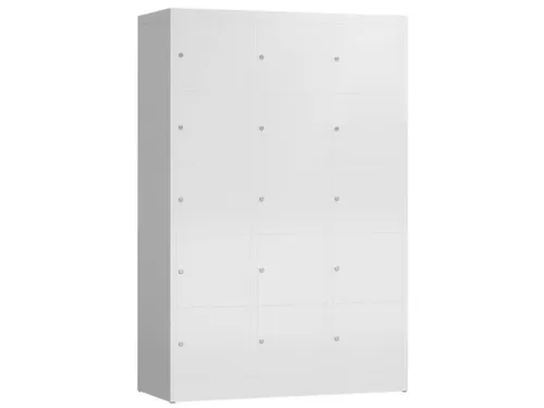 lockerkast,HxBxD 1800x1185x500mm,3x5vakken,vak B 395mm,cil.-slot