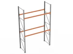 palletstelling,grondveld,HxBxD 4400x2870x1100mm,vakl. 1400kg