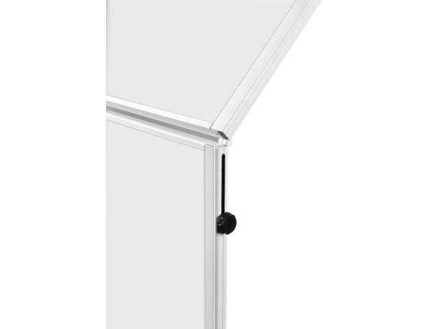 inklapbaar workshopbord wit prikbord 120x150cm |