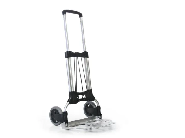 aluminium steekwagen 125kg steekplaat BxD 490x320mm inklapbaar