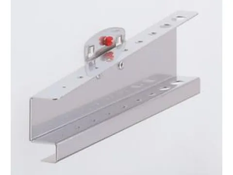 binnenzeskanthouder,v. perfoplaat,B 200mm,Ø 2-12mm,RAL7016