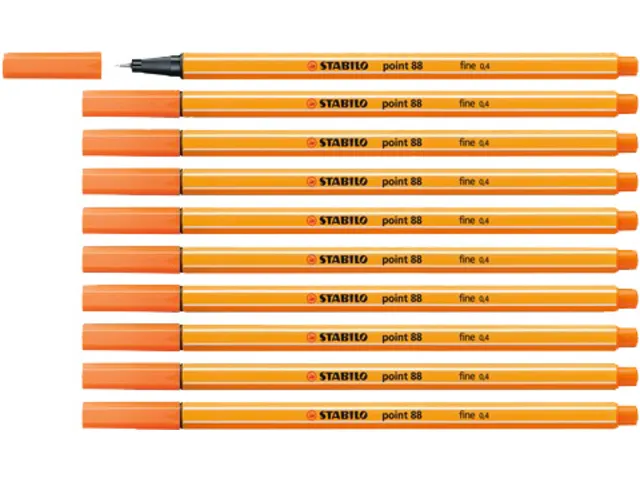 Fineliner STABILO point 88/30 fijn bleek vermiljoen