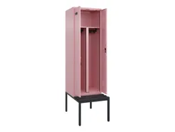 PBM-locker met bank,HxBxD 2120x600x815mm,2vak,vak B 300mm