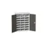 post-/sorteerkast 1000x800x350mm 3x7vakken RAL7035+RAL7016