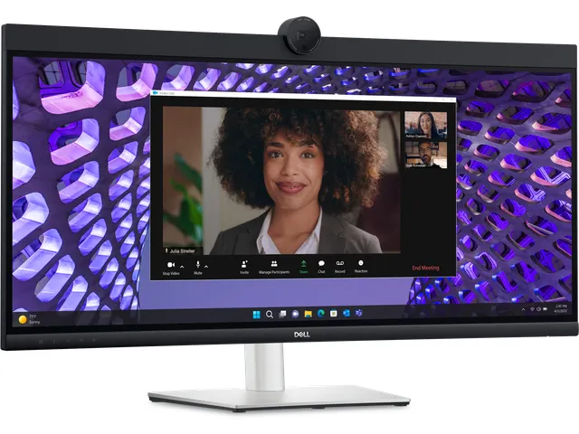 Dell Monitor 34 Inch Curved Video Conferencing Monitor P3424WEB