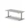 Elektrisch ihv bureau,HxBxD 650-1310x1800x900mm,blad lichtgrijs