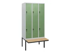 Dubbeldekse dekenkist,HxBxD 1950x900x815mm,3x2vak.,vak B 300mm