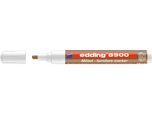 Viltstift edding 8900 meubelmarker notenhout licht