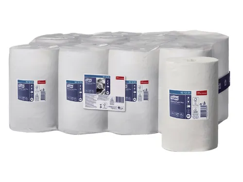 Poetsrol Tork M1 101221 2-laags Centerfeed 21.5x75m 11 Rollen Wit