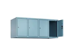 opzetkast,v. locker,4vak.,vak B 300mm,HxBxD 500x1200x500mm