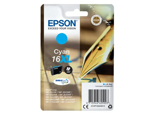 Inktcartridge Epson 16XL T1632 blauw HC C13T16324012