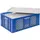 Euronorm-stapelbak,m. isoleerbox,HxLxB 240x600x400mm,43/20,4l,HDPE