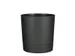 Plantenpot Mica Coco met schotel rond antraciet 23.5 x 22.5 cm