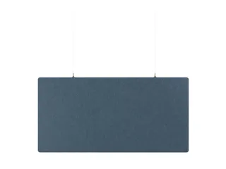 Akoestisch PET-vilt rechthoekig plafondpaneel 60x120cm Blauw - 4