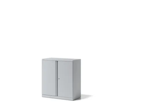 kantoorkast openslaande deuren HxBxD 1000x914x470mm Stalen Lichtgrijs