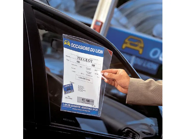 Presenteerhoes Djois Signage A4 PP zelfklevend 10 stuks
