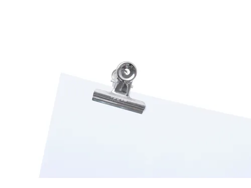 Papierklem MAUL Bulldog 50mm capaciteit 20mm zilver