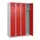 locker voor scheiding van kleding,HxBxD 1850x1200x500mm,4vak