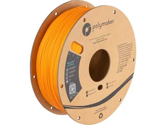 PolyLite LW-PLA 1,75mm oranje 0,8kg 3D Filament