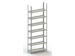 magazijnstelling,grondveld,HxBxD 2200x1004x304mm,vaklast 80kg