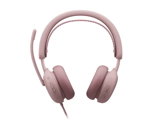 Logitech Bedrade USB Headset Teams Zone Wired 2 for Business Roze