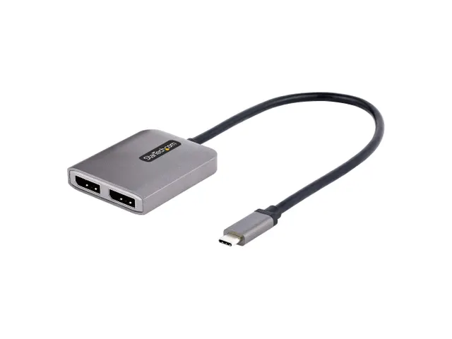 2-Port USB-C MST Hub - USB Type-C naar 2x DisplayPort 4K