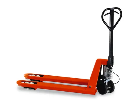 Palletwagen 2.5t Zwenk-/vorkwielen Rubber/nylon Dubbelvoudig 910mm