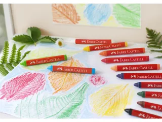 Waskrijt Faber-Castell Jumbo in opbergbox á 24 stuks - 10