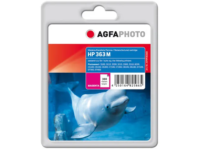 APHP363MD AP HP C8772EE PS Inkt magenta rebuilt Blister 6ml