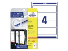 Rugetiket Avery Zweckform breed 192x59mm Wit L6061 120 stuks