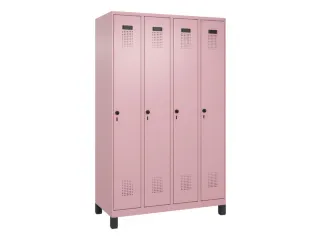 locker,HxBxD 1950x1200x500mm,4vak,vak B 300mm,draaigrendel,voeten - 3