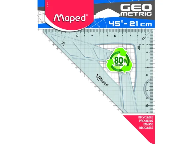 Geodriehoek Maped Geometric 21cm