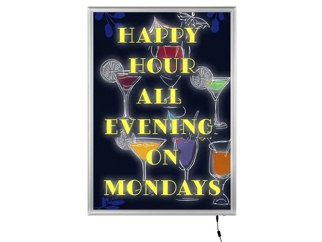 Kliklijst Seco A2 25mm LED slim zilver