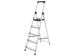 Escabeau aluminium 5 marches SL500 argent