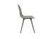 Chaise Visiteur 4 Pieds Gris Coque assise Plastique Gris