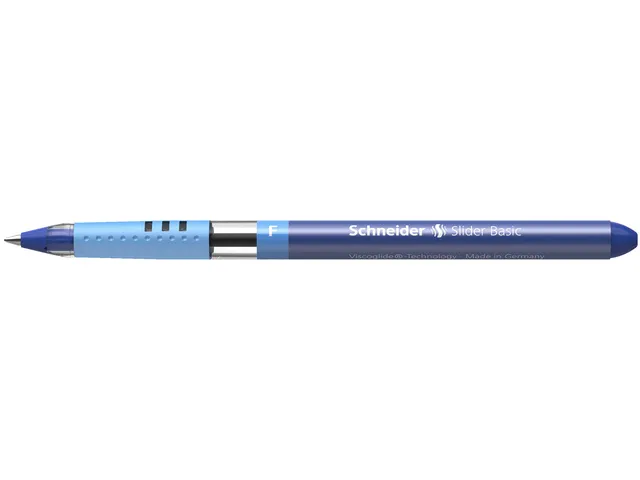 Balpen Schneider Slider Basic F 0,3mm blauw