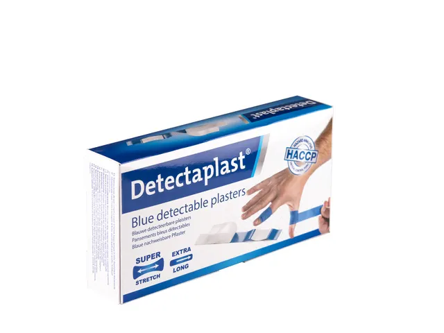 Pansement textile élastique bleu Detectaplast 180x20mm 100 pièces