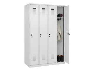 locker,HxBxD 1850x1200x500mm,4vak,vak B 300mm,draaigrendel - 1