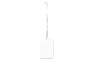 Draadetiket Kangaro 28x43mm wit doos a 250 stuks - 1