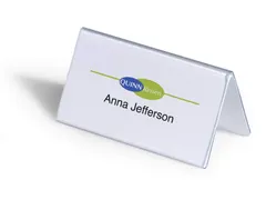 Tafelnaambord Durable 8051 52x100mm transparant