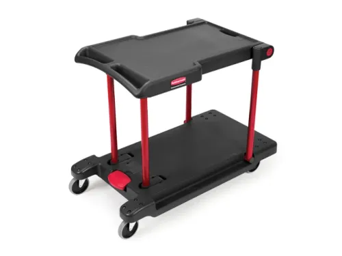 Multifunctionele Servicewagen Rubbermaid 181kg zwart rood