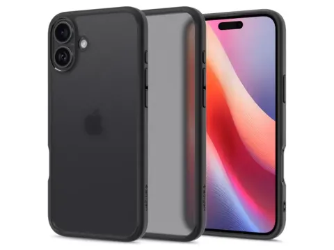Spigen Ultra Hybrid iPhone 16 hoesje frost zwart