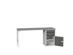 werkbank,HxBxD 930x2000x600mm,linoleumblad,2voeten/1container