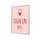 Kliklijst A1 complete set met print "Sign in here" Rood